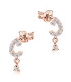 Beautiful crystal Silver Stud Earring STS-5180